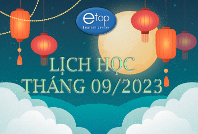 LỊCH HỌC THÁNG 09/2023